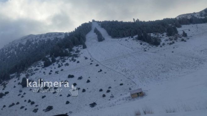 Σαββατοκύριακο με ανοιχτό Χιονοδρομικό στο Μαίναλο!