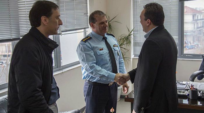 Κώστας Βλάσης: Κοντά στους φρουρούς της κοινωνικής τάξης και της ανθρώπινης ζωής... (εικόνες)