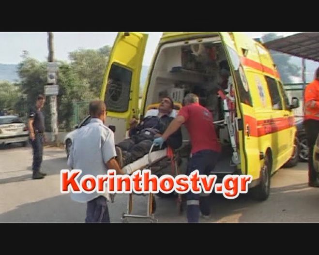 Κάηκαν σπίτια και τραυματίστηκε ένας πυροσβέστης από μεγάλη φωτιά στην Κορινθία (vd)!
