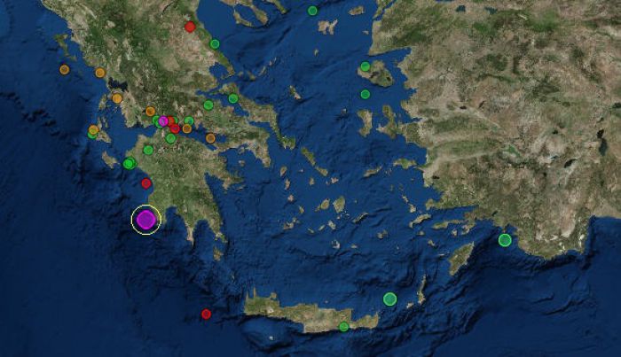 Σεισμός 5 Ρίχτερ σε θαλάσσια περιοχή δυτικά της Μεσσηνίας!