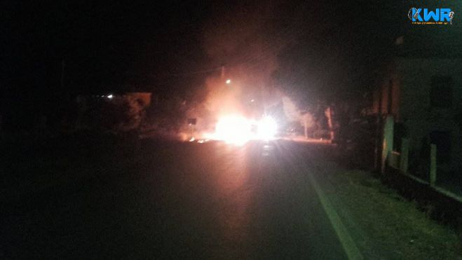 Στις φλόγες τυλίχθηκε αυτοκίνητο στα Κούτρουφα Κυνουρίας