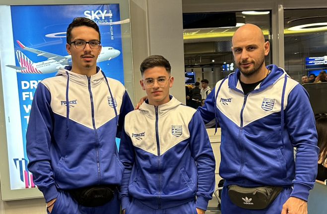 &Sigma;&tau;&omicron; &pi;&alpha;&nu;&epsilon;&upsilon;&rho;&omega;&pi;&alpha;ϊ&kappa;ό &pi;&rho;&omega;&tau;ά&theta;&lambda;&eta;&mu;&alpha; &pi;&alpha;&gamma;&kappa;&rho;&alpha;&tau;ί&omicron;&upsilon; &alpha;&theta;&lambda;ή&mu;&alpha;&tau;&omicron;&sigmaf; &omicron;&iota; &Gamma;&lambda;ύ&mu;&eta;&sigmaf; &kappa;&alpha;&iota; &Pi;&alpha;&pi;&alpha;&gamma;&iota;&alpha;&nu;&nu;ό&pi;&omicron;&upsilon;&lambda;&omicron;&sigmaf; &mu;&epsilon; &pi;&rho;&omicron;&pi;&omicron;&nu;&eta;&tau;ή &tau;&omicron;&nu; &Delta;&epsilon;&lambda;ή