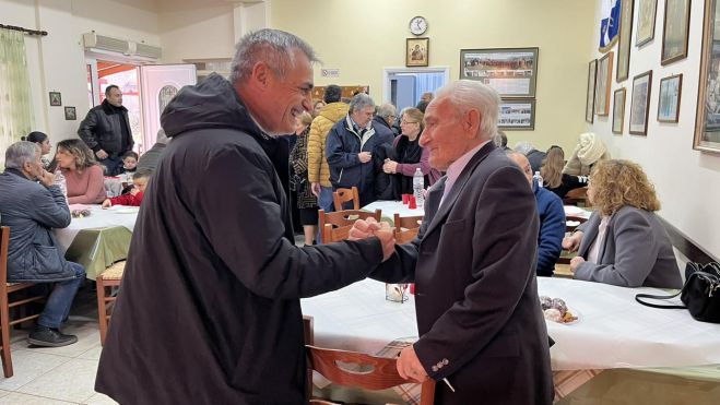 Σε Λεβίδι, Θάνα, Στρίγκου και Λιθοβούνια ο Κώστας Τζιούμης (εικόνες)