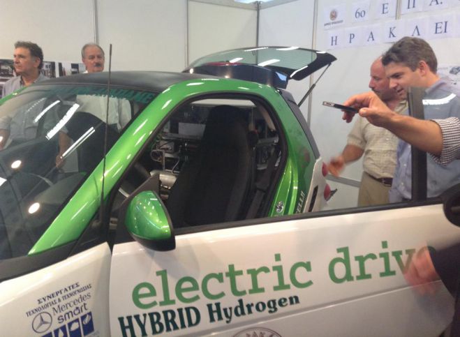 Ένα ηλεκτρικό αυτοκίνητο που καίει υδρογόνο κέντρισε το ενδιαφέρον του Οδυσσέα …