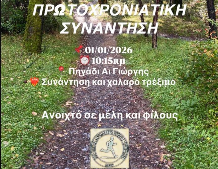 &Pi;&rho;&omega;&tau;&omicron;&chi;&rho;&omicron;&nu;&iota;ά &sigma;&tau;&omicron; Ά&lambda;&sigma;&omicron;&sigmaf; &Alpha;&gamma;ί&omicron;&upsilon; &Gamma;&epsilon;&omega;&rho;&gamma;ί&omicron;&upsilon; &gamma;&iota;&alpha; &tau;&omicron; &Sigma;ύ&lambda;&lambda;&omicron;&gamma;&omicron; &Delta;&rho;&omicron;&mu;έ&omega;&nu; &Upsilon;&gamma;&epsilon;ί&alpha;&sigmaf; &Tau;&rho;ί&pi;&omicron;&lambda;&eta;&sigmaf;
