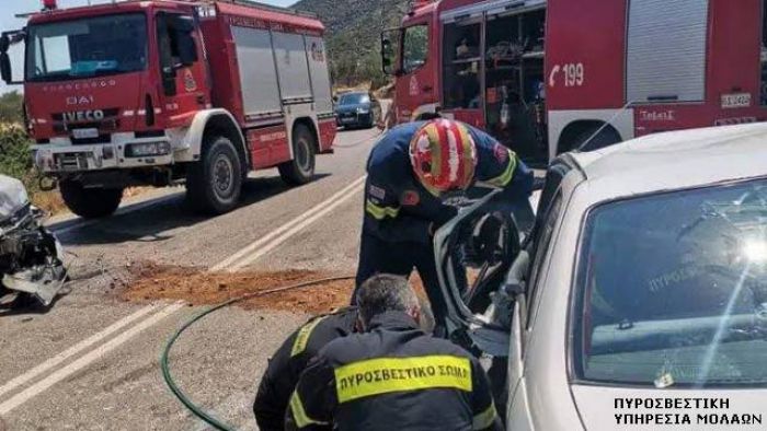 Σοβαρό τροχαίο στη Μονεμβασία