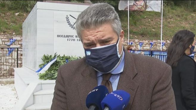 &Beta;&omicron;&upsilon;&lambda;&epsilon;&upsilon;&tau;ή&sigmaf; &tau;&eta;&sigmaf; &Nu;&Delta; &gamma;&iota;&alpha; &tau;&omicron;&nu; &Kappa;&omicron;&lambda;&omicron;&kappa;&omicron;&tau;&rho;ώ&nu;&eta;: &laquo;&Sigma;ί&gamma;&omicron;&upsilon;&rho;&alpha; &delta;&epsilon;&nu; &epsilon;ί&nu;&alpha;&iota; &alpha;&rho;&iota;&sigma;&tau;&epsilon;&rho;ό&sigmaf;&hellip;&raquo; (vd)