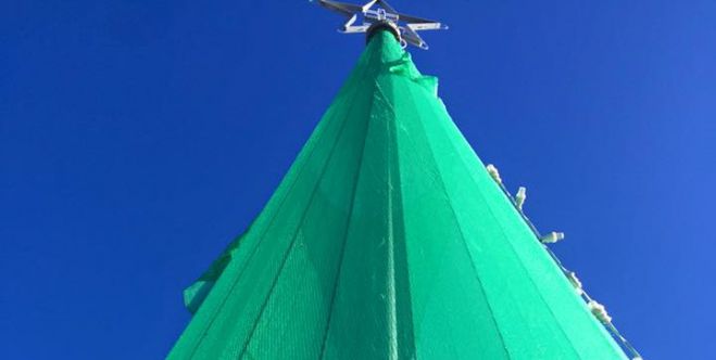 Έτοιμο το Χριστουγεννιάτικο δένδρο στη Βλαχέρνα