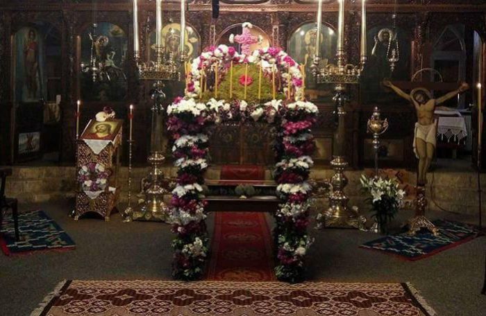 Ο στολισμένος Επιτάφιος στο Βαλτεσινίκο (εικόνες)