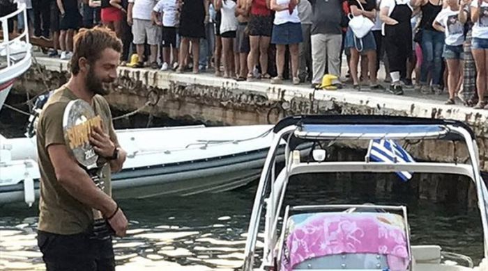Χαμός στη Σκιάθο για την επιστροφή του "Ντάνου"! (vd)