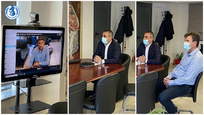 Τζιούμης και Αυγενάκης συζήτησαν για πίστα μηχανοκίνητου αθλητισμού στην Τρίπολη και για έργα στο γήπεδο Φιλικών