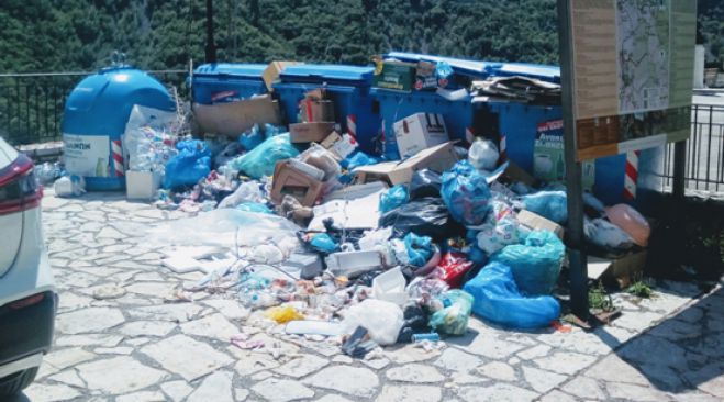 Σκουπίδια στη Γορτυνία | Για &quot;ντροπιαστική εικόνα&quot; μιλά ο Π. Χουντής