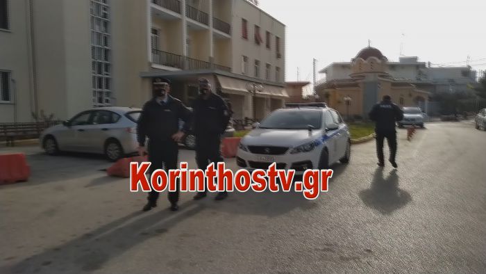 Μαχαίρωσαν αστυνομικό στο Λουτράκι - Μεταφέρθηκε στο Νοσοκομείο με τραύματα στο κεφάλι (vd)