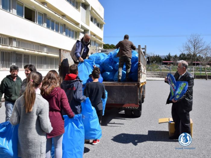Ο Δήμος Τρίπολης στηρίζει την προσπάθεια του 2ου Γυμνασίου Τρίπολης στον Πανελλήνιο διαγωνισμό ανακύκλωσης (vd)
