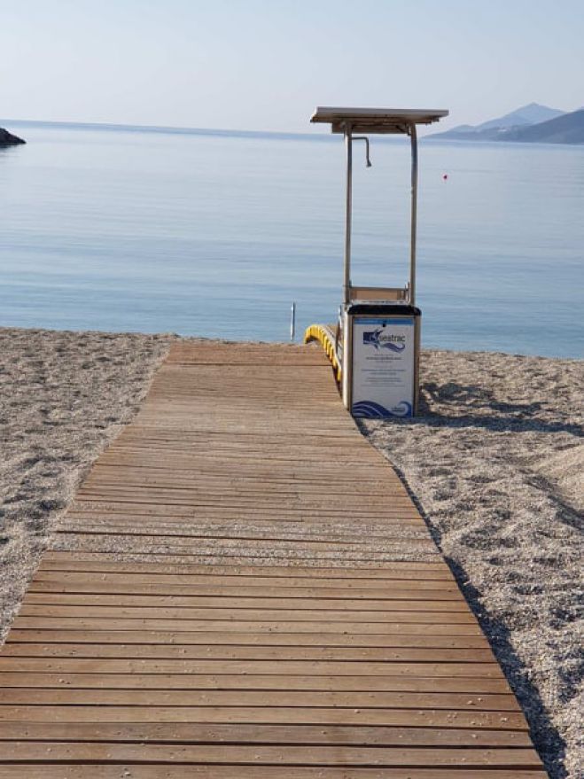 Πρόσβαση ΑΜΕΑ σε παραλίες της Βόρειας Κυνουρίας
