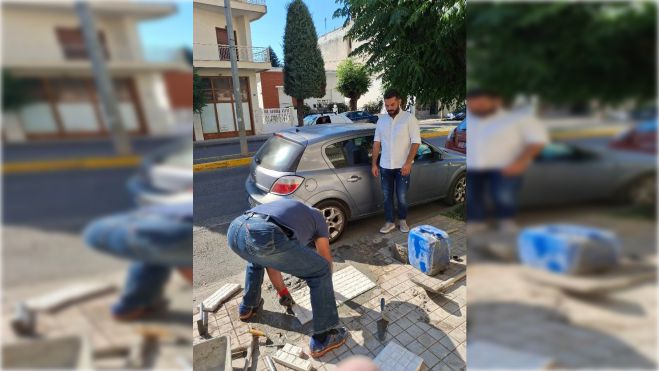 Δήμος Τρίπολης | Εργασίες σε Καλαβρύτων, πλατεία Άρεως και Δαρειώτου
