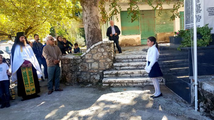 Η επέτειος της 28ης Οκτωβρίου στη Μυγδαλιά Γορτυνίας (vd)