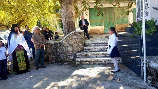 Η επέτειος της 28ης Οκτωβρίου στη Μυγδαλιά Γορτυνίας (vd)