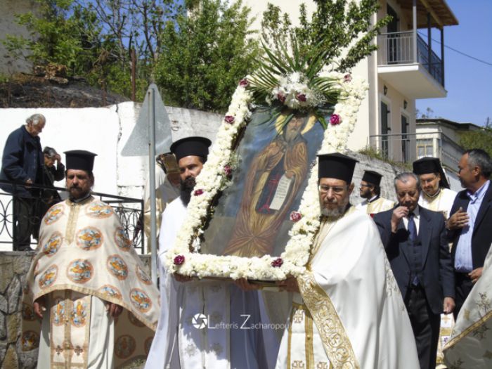 Άγιος Πέτρος Κυνουρίας: Λιτάνευση Εικόνας και του Αγίου Λείψανου του Οσίου Νείλου του Μυροβλύτου (εικόνες)