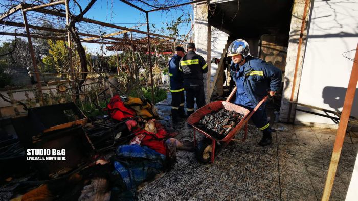 Σοκ στην Αργολίδα | Νεκρά δύο αδέλφια από πυρκαγιά στο σπίτι τους (vd)