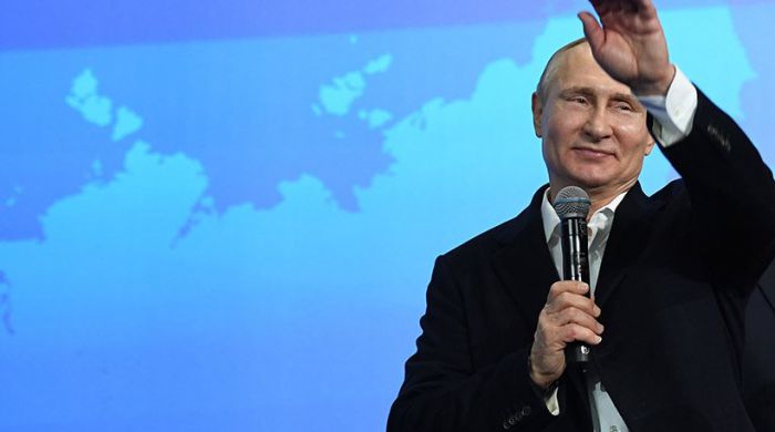 «Τσάρος» ξανά μέχρι το 2024 με 76,65% ο Πούτιν!