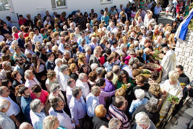 Η εορτή της Υψώσεως του Τιμίου και Ζωοποιού Σταυρού στην Επάνω Χρέπα (εικόνες)