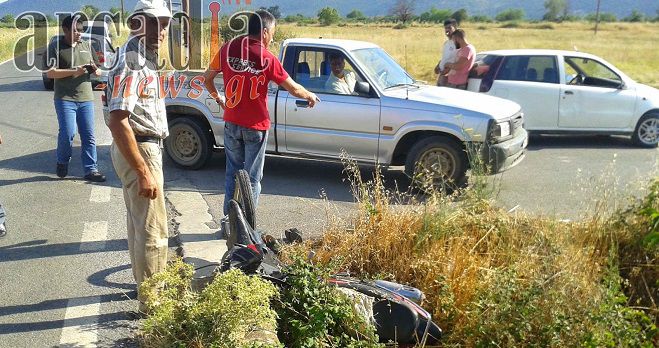 Τροχαίο με τραυματία στο δρόμο Τρίπολης - Αρτεμισίου