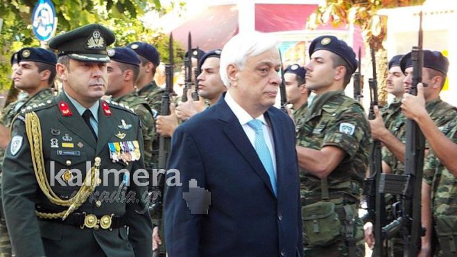 Άλωση: Η άφιξη του Προέδρου της Δημοκρατίας στην Τρίπολη (εικόνες)