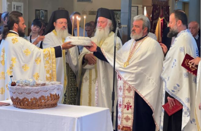 &Theta;&rho;&eta;&sigma;&kappa;&epsilon;&upsilon;&tau;&iota;&kappa;ή &pi;&alpha;&nu;ή&gamma;&upsilon;&rho;&eta; &sigma;&tau;&eta; &mu;&nu;ή&mu;&eta; &tau;&omicron;&upsilon; &Omicron;&sigma;ί&omicron;&upsilon; &Pi;&alpha;ί&sigma;&iota;&omicron;&upsilon; &tau;&omicron;&upsilon; &Alpha;&gamma;&iota;&omicron;&rho;&epsilon;ί&tau;&omicron;&upsilon; &sigma;&tau;&omicron; &chi;&omega;&rho;&iota;ό &Tau;&sigma;&epsilon;&lambda;&epsilon;&pi;ά&kappa;&omicron;&upsilon; (&epsilon;&iota;&kappa;ό&nu;&epsilon;&sigmaf;)