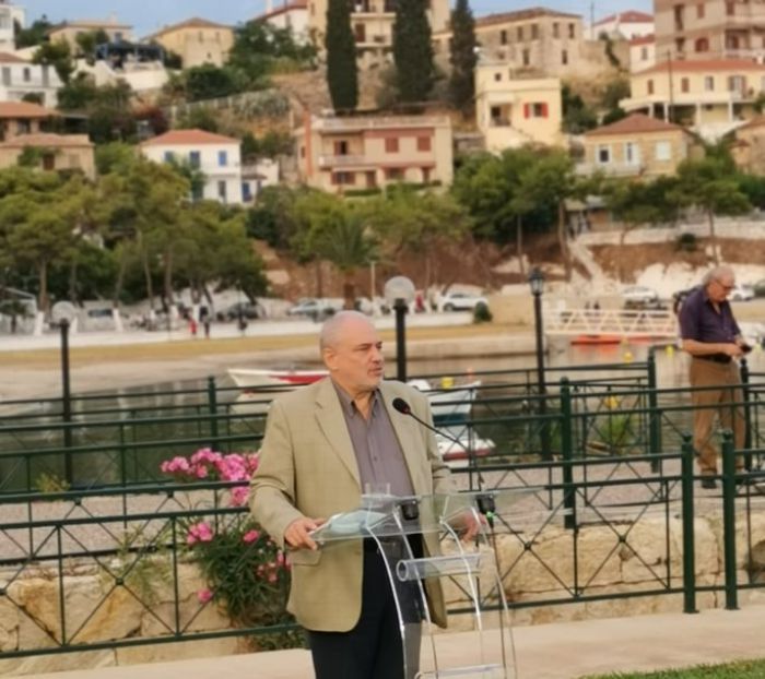 Ο Γιώργος Παπαηλιού στις επετειακές εκδηλώσεις του Άστρους για την άφιξη του Δ.Υψηλάντη