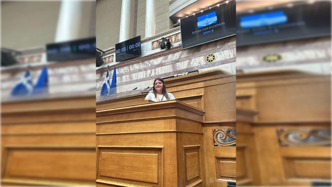Μαρία Νικολοπούλου | Μαθήτρια του 2ου Πρότυπου ΓΕΛ Τρίπολης στη Βουλή των Εφήβων