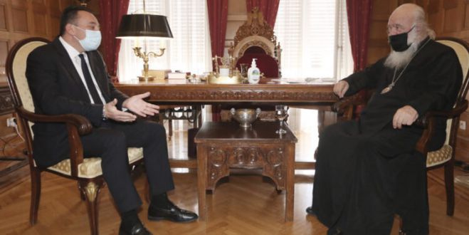 &Tau;&omicron;&nu; &Alpha;&rho;&chi;&iota;&epsilon;&pi;ί&sigma;&kappa;&omicron;&pi;&omicron; &epsilon;&pi;&iota;&sigma;&kappa;έ&phi;&theta;&eta;&kappa;&epsilon; &omicron; &upsilon;&phi;&upsilon;&pi;&omicron;&upsilon;&rho;&gamma;ό&sigmaf; &Epsilon;&xi;&omega;&tau;&epsilon;&rho;&iota;&kappa;ώ&nu;, &Kappa;ώ&sigma;&tau;&alpha;&sigmaf; &Beta;&lambda;ά&sigma;&eta;&sigmaf;