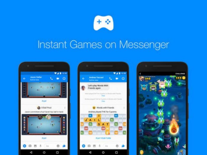 Διαθέσιμα σε όλους τα παιχνίδια στο Facebook Messenger!