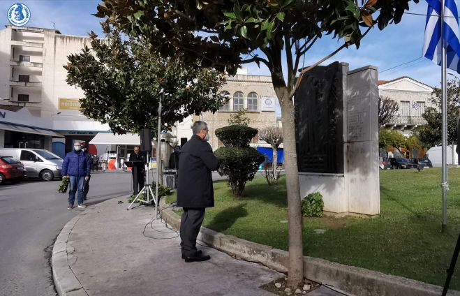 Μνημόσυνο για τους απαγχονισθέντες της Ταξιαρχών | Τζιούμης: Οι άνθρωποι αυτοί έδωσαν τη ζωή τους για να ζούμε εμείς σήμερα ελεύθεροι&quot;
