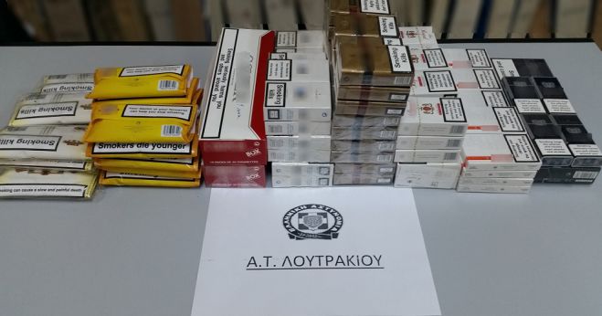 Πακέτα με λαθραία τσιγάρα κατασχέθηκαν στην Κορινθία
