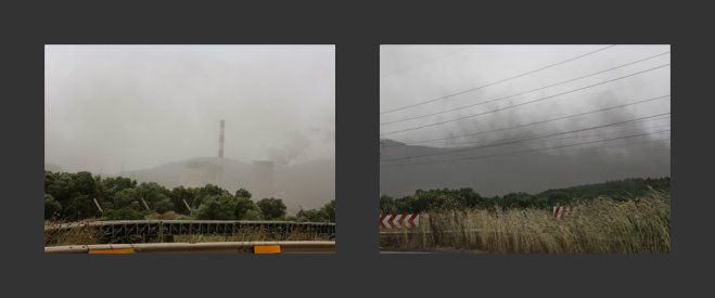 Μαύρη  τέφρα  «έπνιξε» τη Μεγαλόπολη…