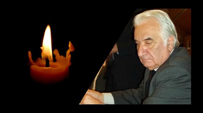 Ο Βασίλης Σκολαρίκος, αποχαιρετά τον φίλο του, Γεώργιο Κανδηλώρο ...