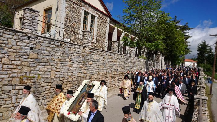 Η εορτή του Αγίου Νείλου του Μυροβλύτη στον Άγιο Πέτρο Κυνουρίας (εικόνες)