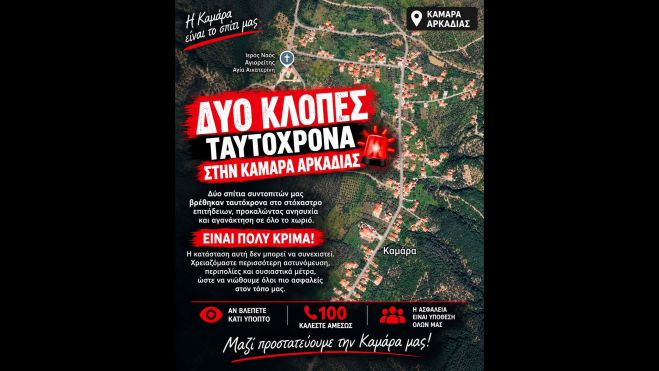 "&Chi;&tau;ύ&pi;&eta;&sigma;&alpha;&nu;" &delta;ύ&omicron; &sigma;&pi;ί&tau;&iota;&alpha; &sigma;&tau;&eta;&nu; &Kappa;&alpha;&mu;ά&rho;&alpha; &Mu;&epsilon;&gamma;&alpha;&lambda;ό&pi;&omicron;&lambda;&eta;&sigmaf; - &Sigma;&upsilon;&nu;&epsilon;&chi;ί&zeta;&omicron;&nu;&tau;&alpha;&iota; &omicron;&iota; &kappa;&lambda;&omicron;&pi;έ&sigmaf; &sigma;&tau;&eta;&nu; &pi;&epsilon;&rho;&iota;&omicron;&chi;ή