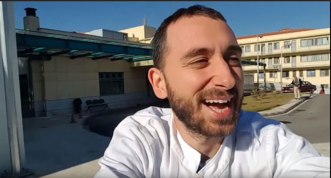Ένα βίντεο γεμάτο ... αισιοδοξία και θετική διάθεση από γιατρό του Παναρκαδικού Νοσοκομείου! (vd)