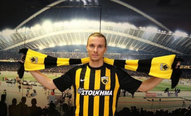 AEK | &laquo;&Mu;&pi;&alpha;ί&nu;&epsilon;&iota;&raquo; &sigma;&tau;&omicron; &pi;&alpha;&iota;&chi;&nu;ί&delta;&iota; &mu;&epsilon; &tau;&omicron;&nu; &Alpha;&sigma;&tau;έ&rho;&alpha; &Tau;&rho;ί&pi;&omicron;&lambda;&eta;&sigmaf; &omicron; &Chi;&omicron;&upsilon;&lambda;&tau;