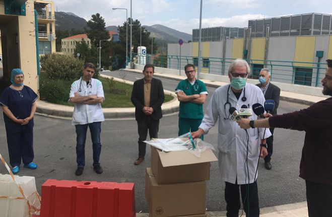 Παναρκαδικό Νοσοκομείο | Ασπίδες  προστασίας  προσώπου σε  όλους τους γιατρούς από τον Ιατρικό Σύλλογο Αρκαδίας!
