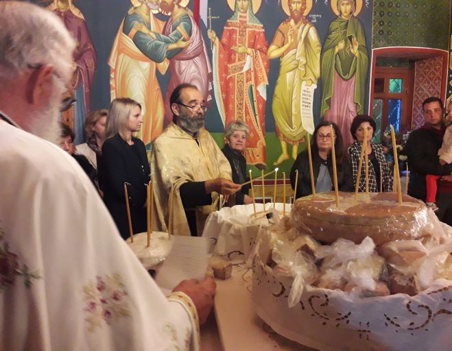 &Eta; &gamma;&iota;&omicron;&rho;&tau;ή &tau;&omicron;&upsilon; &Alpha;&gamma;ί&omicron;&upsilon; &Chi;&rho;&iota;&sigma;&tau;&omicron;&phi;ό&rho;&omicron;&upsilon; &sigma;&tau;&omicron; &Sigma;&tau;&epsilon;&nu;ό (&epsilon;&iota;&kappa;ό&nu;&epsilon;&sigmaf;)