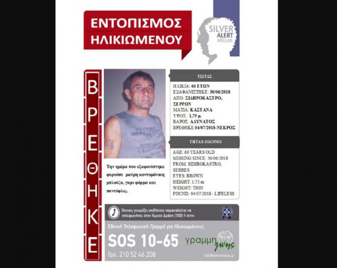 Βρέθηκε νεκρός ...