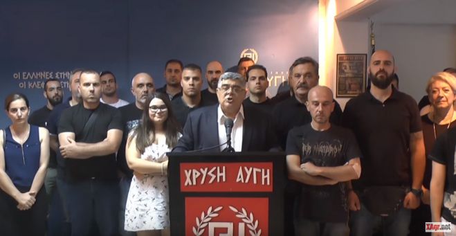 Μιχαλολιάκος: &quot;Η Χρυσή Αυγή δεν τελείωσε&quot; (vd)