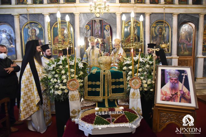 Τεσσαρακονθήμερο Μνημόσυνο του Μητροπολίτη Γόρτυνος στη Δημητσάνα
