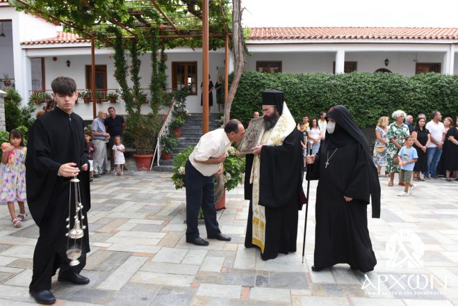 &Alpha;&rho;&chi;&iota;&epsilon;&rho;&alpha;&tau;&iota;&kappa;ό&sigmaf; &Epsilon;&sigma;&pi;&epsilon;&rho;&iota;&nu;ό&sigmaf; &sigma;&tau;&eta;&nu; &pi;&alpha;&nu;&eta;&gamma;&upsilon;&rho;ί&zeta;&omicron;&upsilon;&sigma;&alpha; &Iota;. &Mu;&omicron;&nu;ή &Pi;&alpha;&nu;&alpha;&gamma;ί&alpha;&sigmaf; &Mu;&alpha;&lambda;&epsilon;&beta;ή&sigmaf; (&epsilon;&iota;&kappa;ό&nu;&epsilon;&sigmaf;)