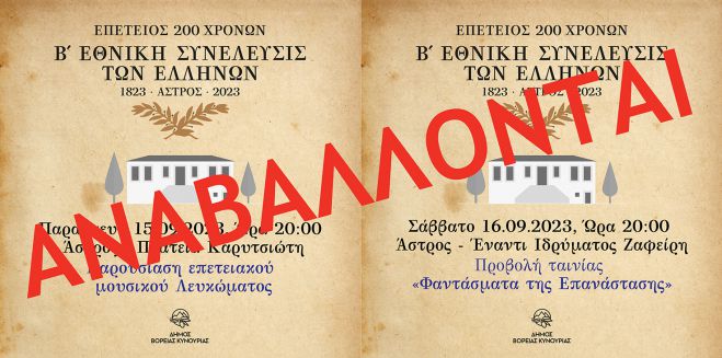 &Alpha;&nu;&alpha;&beta;&lambda;ή&theta;&eta;&kappa;&alpha;&nu; &epsilon;&kappa;&delta;&eta;&lambda;ώ&sigma;&epsilon;&iota;&sigmaf; &sigma;&tau;&omicron; Ά&sigma;&tau;&rho;&omicron;&sigmaf;, &lambda;ό&gamma;&omega; &sigma;&upsilon;&mu;&pi;&alpha;&rho;ά&sigma;&tau;&alpha;&sigma;&eta;&sigmaf; &sigma;&tau;&omicron;&upsilon;&sigmaf; &pi;&lambda;&eta;&gamma;έ&nu;&tau;&epsilon;&sigmaf; &tau;&eta;&sigmaf; &Theta;&epsilon;&sigma;&sigma;&alpha;&lambda;ί&alpha;&sigmaf;