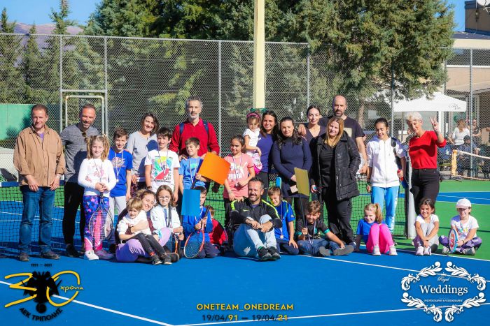 Τένις - Συνεχίζουν τις εξαιρετικές εμφανίσεις τα 10 άρια της ΑΕΚ Τρίπολης