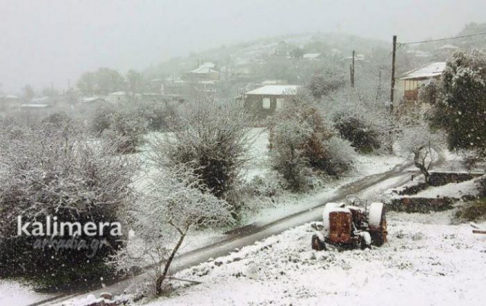 Καιρός - Αρκαδία | Χιόνια έρχονται την Πέμπτη - Δεν αποκλείεται να δούμε ... άσπρη μέρα και στην Τρίπολη!